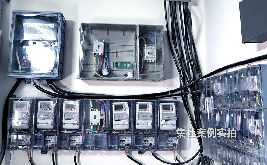 电表集中器接线安装现场图 电表集中器接线安装现场图